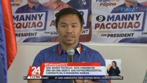 Sen. Manny Pacquiao, nais hamunin ng one-on-one debate ang kapwa presidential candidate na si Bongbong Marcos  | 24 Oras