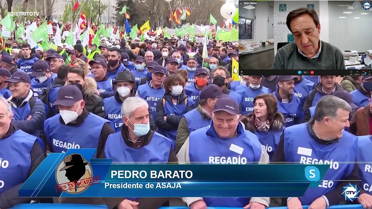 Pedro Barato: Manifestación pacifica por los derechos del campo, no hubo ningún altercado, Sánchez debe actuar ya