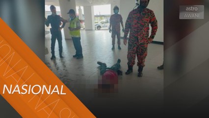 Dua pekerja Bangladesh cedera parah dihempap dinding konkrit