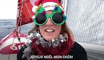 Le joyeux Noël de Samantha Davies et Romain Attanasio