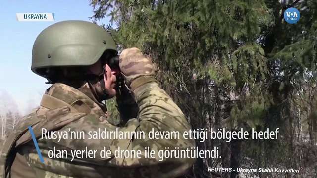 Ukraynalı Askerler Harkiv’de Cephede