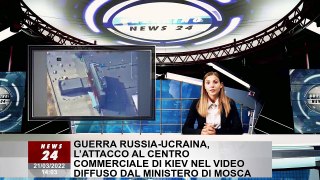 Guerra Russia-Ucraina, l’attacco al centro commerciale di Kiev nel video diffuso dal ministero di Mo
