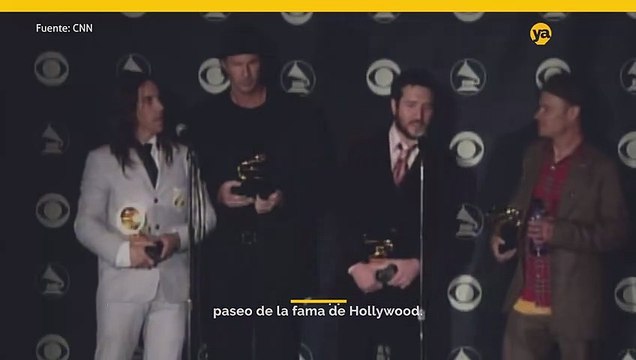 La banda de rock Red Hot Chili Peppers tendrá una estrella en el paseo de la fama de Hollywood.