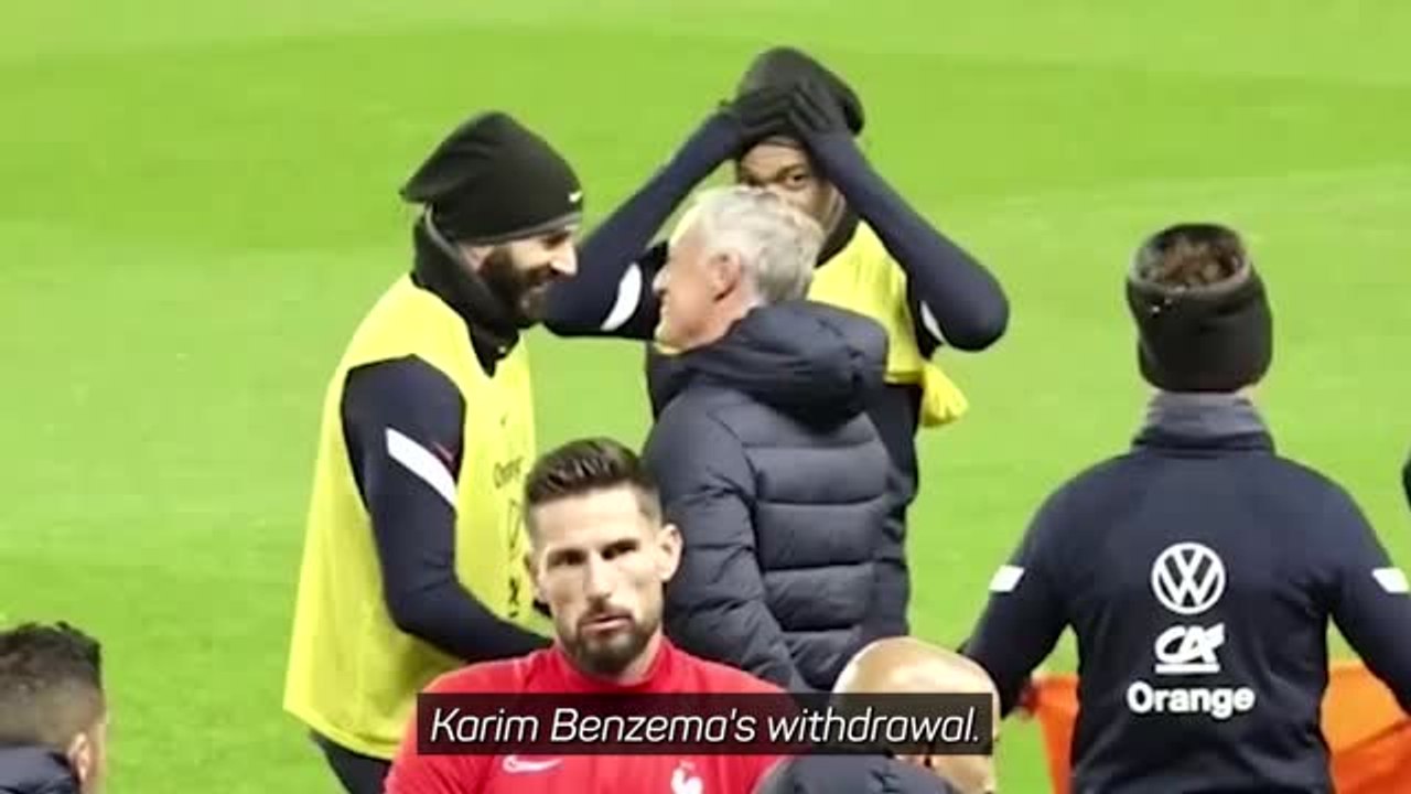 Not 'Benzema or Giroud' - Deschamps explains France selection