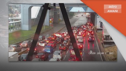 Hujan Lebat | KL dilanda banjir kilat, jalan sesak teruk