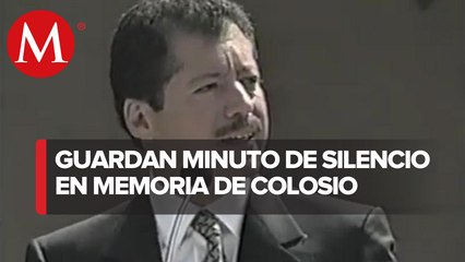 Senado guarda un minuto de silencio en memoria de Luis Donaldo Colosio