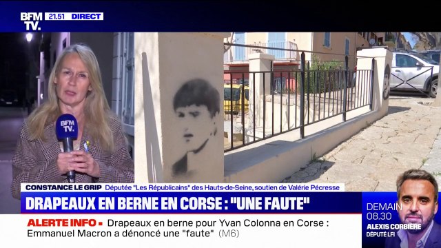 Mort d'Yvan Colonna: pour Constance Le Grip, la mise en berne des drapeaux en Corse est une faute