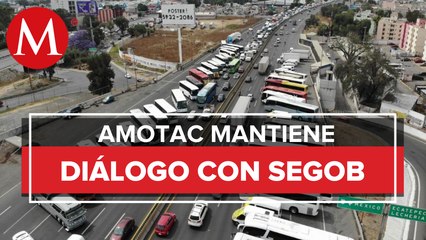 Continúa la  discusión en la mesa de negociación entre la AMOTAC y la Segob