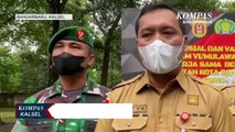 Jalani Vaksinasi Covid-19, Warga Landasan Ulin Tengah Banjarbaru Pulang Bawa Bahan Pokok