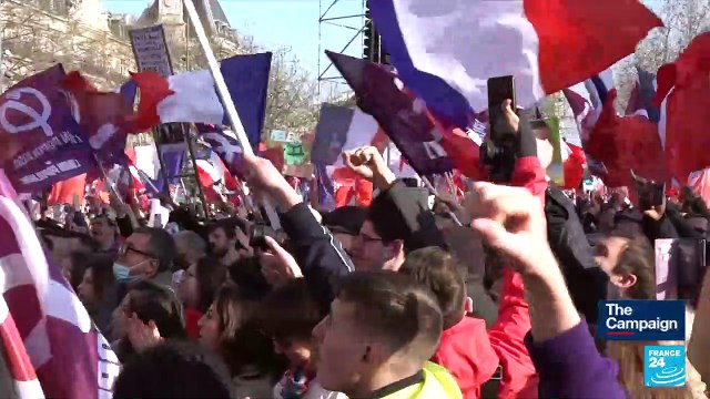 French leftist Mélenchon hopes to reach election run-off by framing himself as the anti-Macron candidate