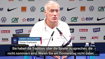 Dembele? Deschamps: “Guter Clasico nicht genug”
