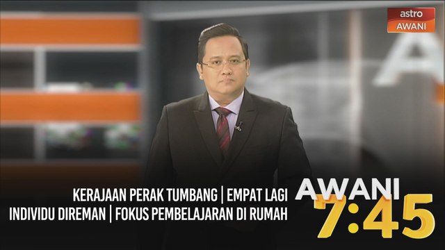 AWANI 7:45 [04/12/2020] - Kerajaan Perak tumbang | Empat lagi individu direman | Fokus pembelajaran di rumah