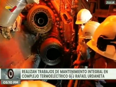 Zulia | Corpoelec realiza mantenimiento preventivo a Termoeléctrica G/J Rafael Urdaneta