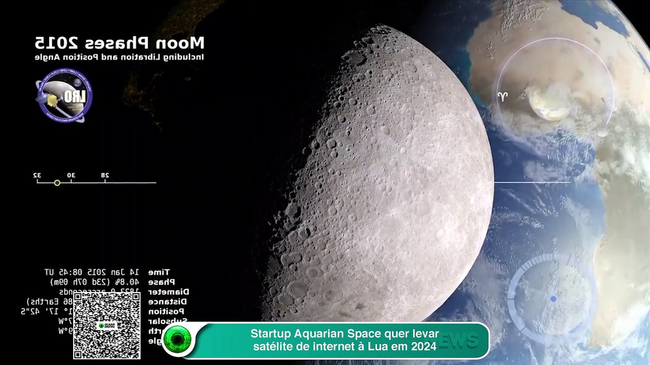 Startup Aquarian Space quer levar satélite de internet à Lua em 2024