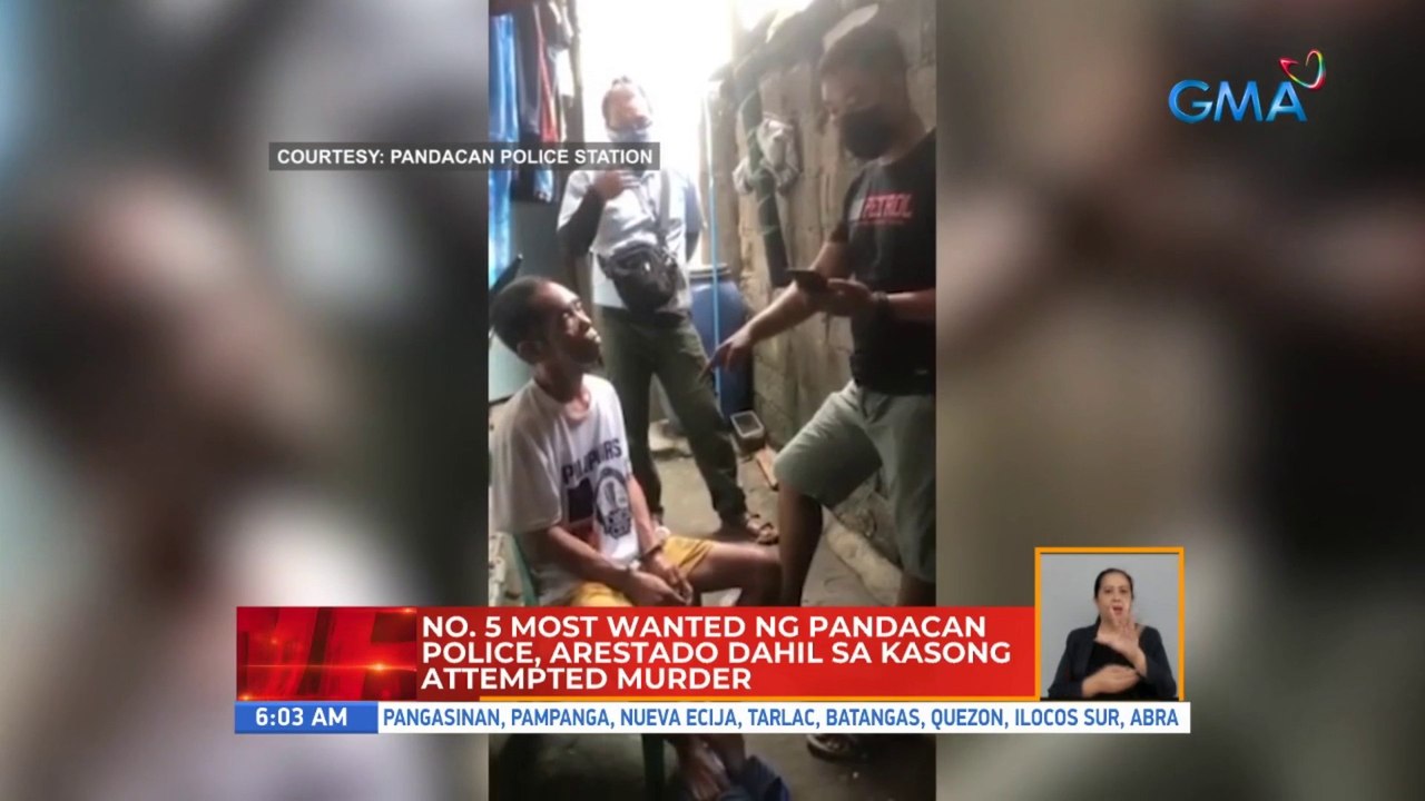 No. 5 most wanted ng Pandacan Police, arestado dahil sa kasong attempted murder | UB