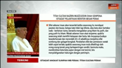 Amalkan sifat bersyukur, lakukan yang makruf, tinggalkan kemungkaran - Sultan Perak