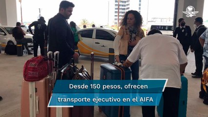 Mientras unos buscan cómo llegar al AIFA, otros quieren salir; la odisea para conseguir transporte