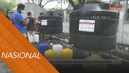 Gangguan berjadual di Sabak Bernam pulih sepenuhnya