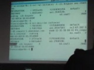 Démonstration instance Amazon EC2 au BarCamp Lausanne 2