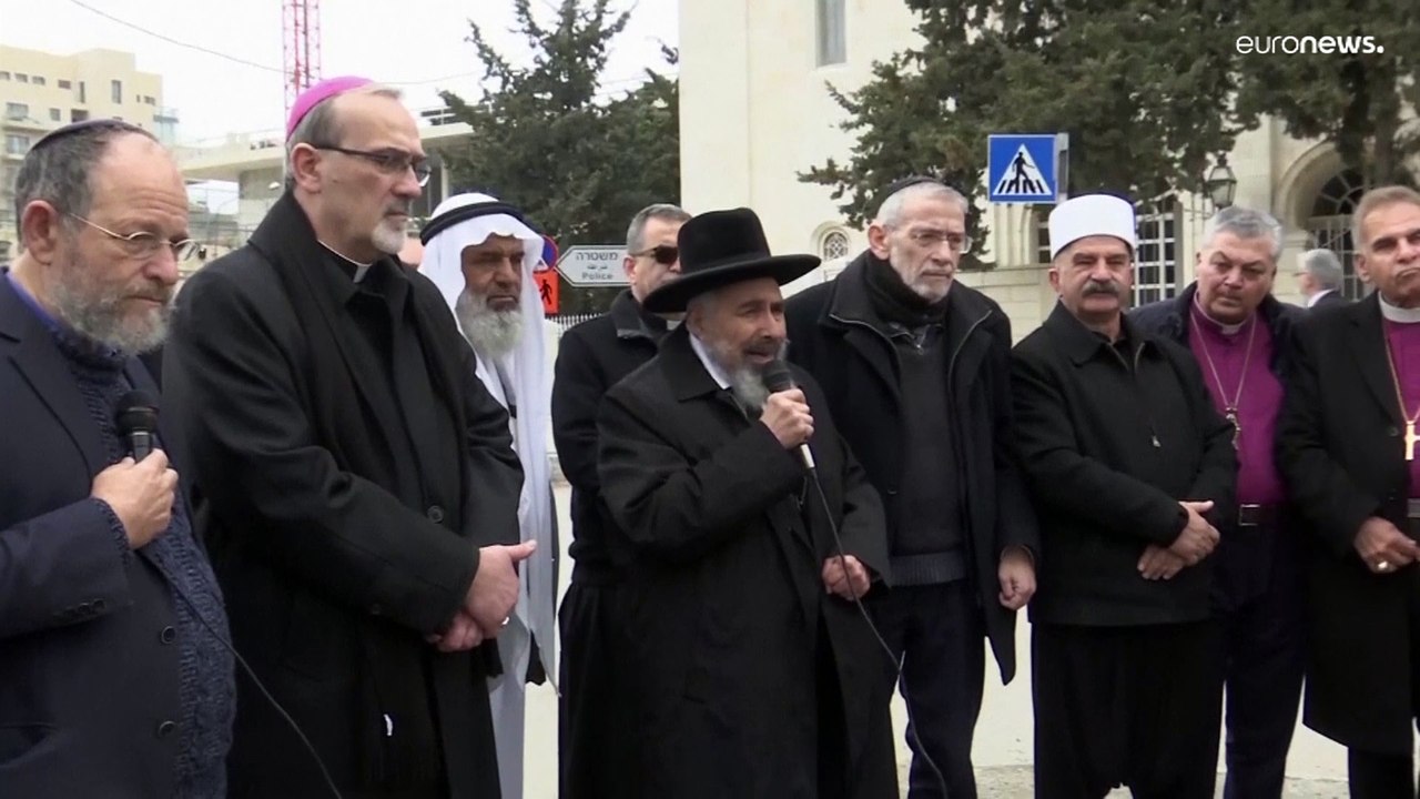 Desde Jerusalén, líderes de distintas religiones piden la paz en Ucrania