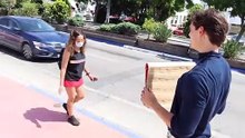 Hitchhiking in my Underwear!! (SOCIAL EXPERIMENT)