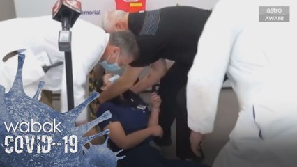 COVID-19: Jururawat pengsan kerana sakit disuntik vaksin