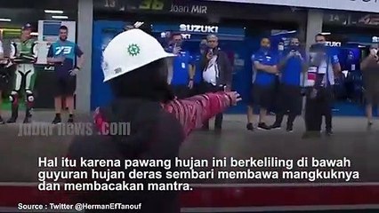 AKSI PAWANG HUJAN, BIKIN SIRKUIT MANDALIKA HEBOH!!