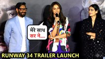 Rakul Reveals On Ajay Devgn Doing Pranks On The Sets | Runway 34 Trailer Launch