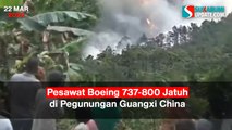 Pesawat Boeing 737-800 Jatuh di Pegunungan Guangxi China