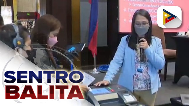 Buong proseso ng pagboto, ipinakita ng Comelec sa kanilang end-to-end demo ng automated election system