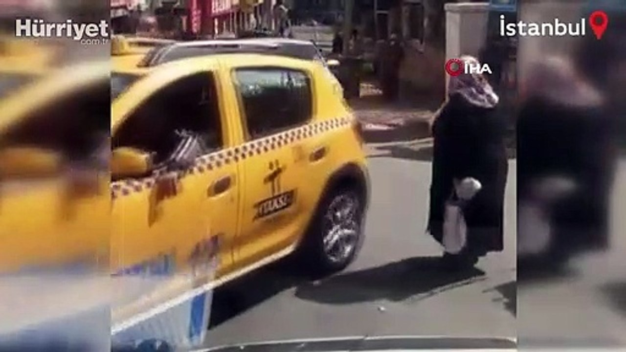 İstanbul’da yaşlı kadının zor anları: Taksi ne olur beni al