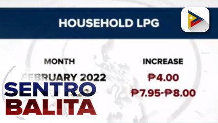DOE, umaasang bababa din ang presyo ng LPG sa susunod na linggo