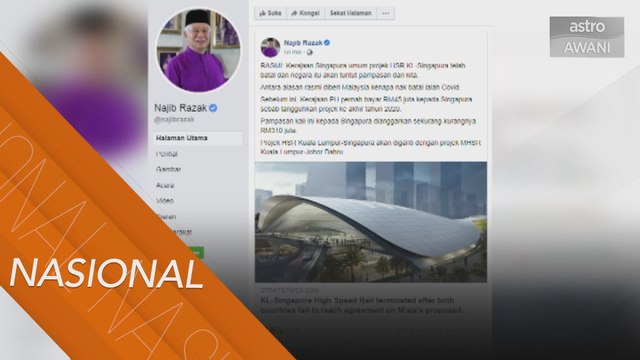 Projek HSR batal: Ganti Projek MHSR KL-JB?