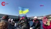 Rus milyarder Abramoviç'in yatı Bodrum'a geldi; Ukraynalı sporculardan protesto