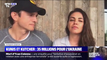 Le couple d'acteurs Ashton Kutcher et Mila Kunis récoltent 35 millions de dollars pour soutenir l'Ukraine