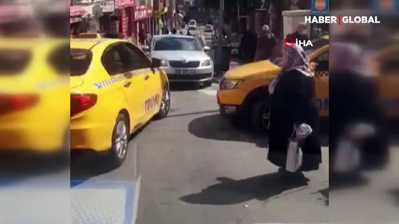 Yaşlı kadın taksiye binebilmek için "Ne olur beni al” diye yalvardı