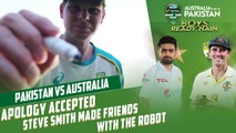 Apology accepted ✅ Steve Smith made friends with ‘the robot’, endowed it with his autograph ✍️