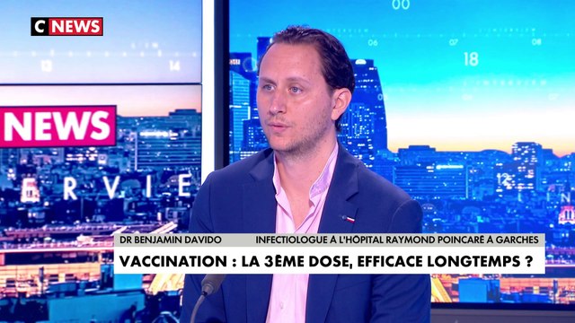 Dr Benjamin Davido : «On sait que l’immunité naturelle et vaccinale n’est pas éternelle»