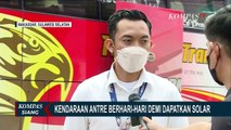 Antre Solar, Puluhan Truk Penuhi Pintu Masuk SPBU Hingga Berhari-hari