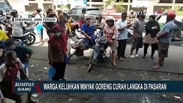Mengantre Hingga Siang, Warga Akui Kecewa Akibat Pasokan Minyak Goreng Curah Tak Kunjung Datang