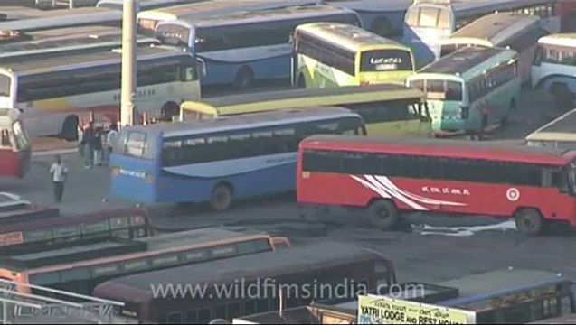 Majestic Bus Station - busiest terminus in Bangalore