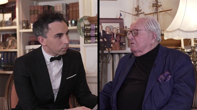 Extrait de L'Instant de Luxe avec Jordan de Luxe. Jean-Marie Le Pen a répondu à ses questions, notamment sur le fait, pour ses filles, de porter son patronyme.