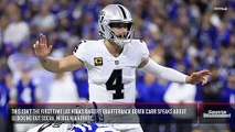 Derek Carr Blocks Out Negativity While Optimisms Soars