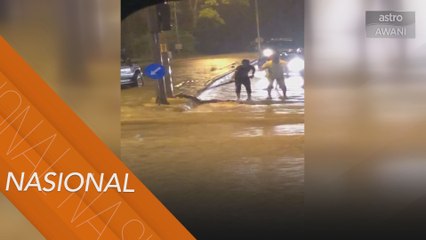Banjir | Remaja dikhuatiri meninggal dunia ketika mengharungi air di Rantau Panjang