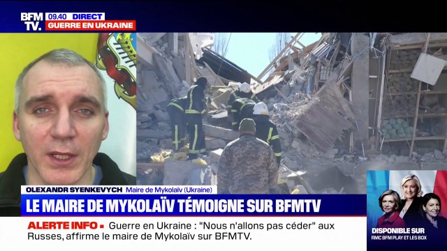Olexander Syenkevtch, maire de Mykolaïv en Ukraine: La ville continue de vivre sous des bombardements incessants