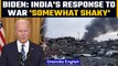 Joe Biden calls India's response to the Russian invasion of Ukraine 