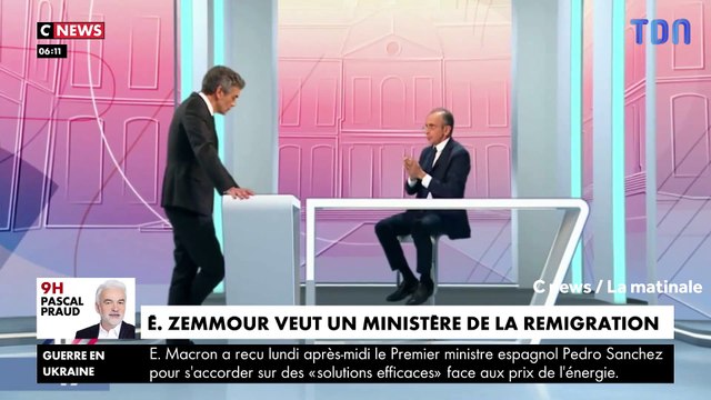 Eric Zemmour a annoncé hier soir qu'il prévoit de créer un ministère de la remigration”, pour expulser les étrangers dont la France ne veut plus