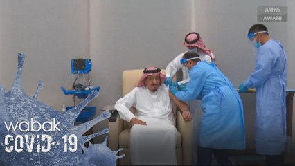 Vaksin COVID-19 | Raja Arab Saudi terima suntikan pertama