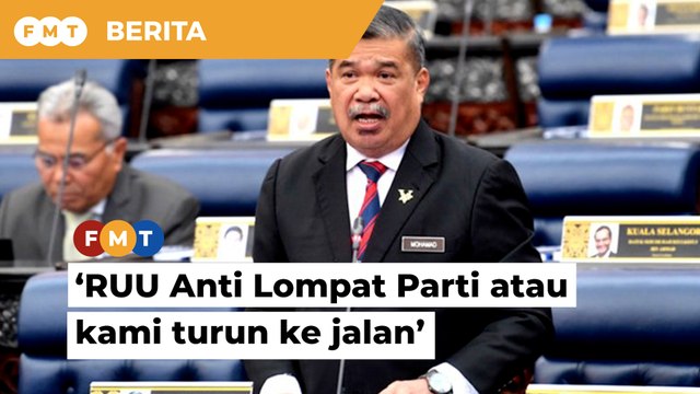 Bentang segera RUU Anti Lompat Parti atau kami turun ke jalan, Mat Sabu beri amaran