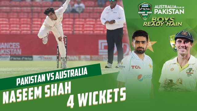 . The 19-year-old had quite an outing. #BoysReadyHain l #PAKvAUS I Naseem Shah